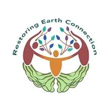 Restoring Earth Connection Logo - three dancers in circle