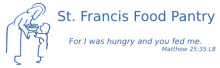 logo for Saint Francis food pantry