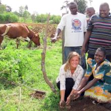 Gisele Bolton in Africa