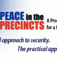 Peace in the Precincts poster