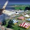 arial photo of the fair